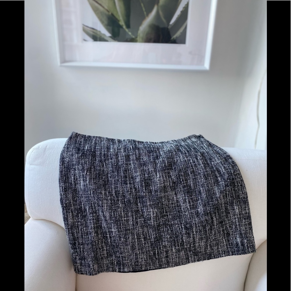 Theory wool blend mini skirt